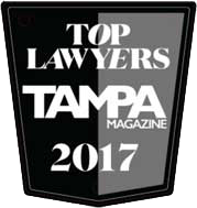 Top Lawyers Winner Tampa Magazine 2017
