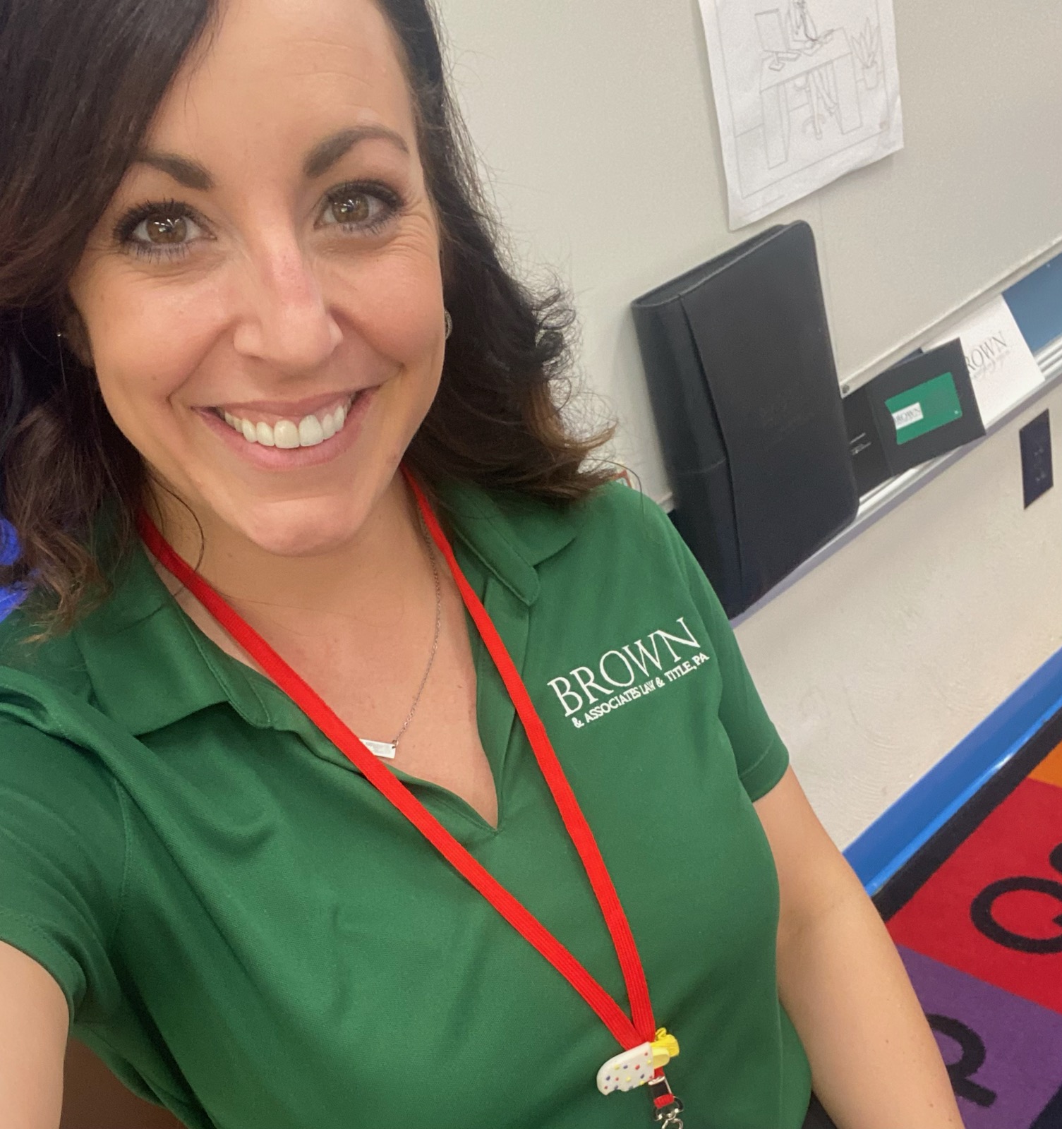 Alexandra volunteered at her daughter’s elementary school for Career Day and taught the Kindergarten classes all about her job as Operations Director and what a Real Estate law firm does to help others.